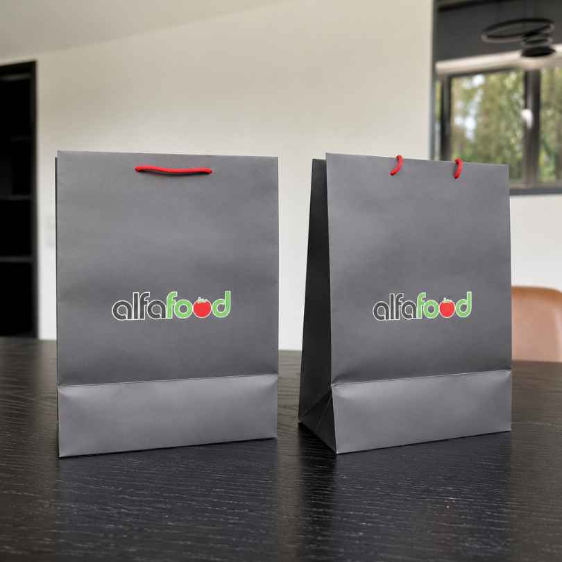 Individuell bedruckte Alfa Food Verpackungstüte