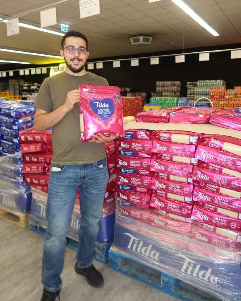 Kazim, Auszubildender als Lagerist bei Alfafood